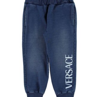 Versace Sweatpants - Blå - 8 år (128) - Versace Bukser - Bomuld