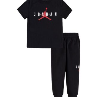 Jordan Sæt - Sweatpants/T-shirt - Black