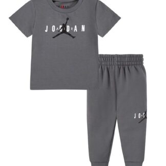 Jordan Sæt - Sweatpants/T-shirt - Smoke Grey