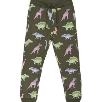 Minymo Sweatpants - Forest Night m. Dinosaur