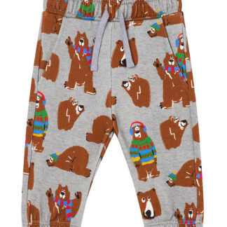 Stella McCartney Kids Sweatpants - Gråmeleret m. Bjørne